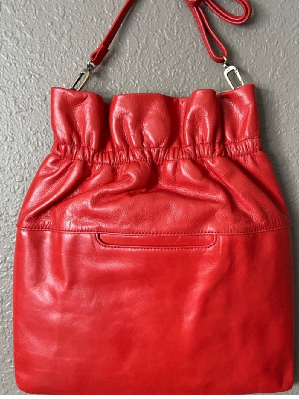 HOBO Prose Crossbody Bag Red Leather | Like New